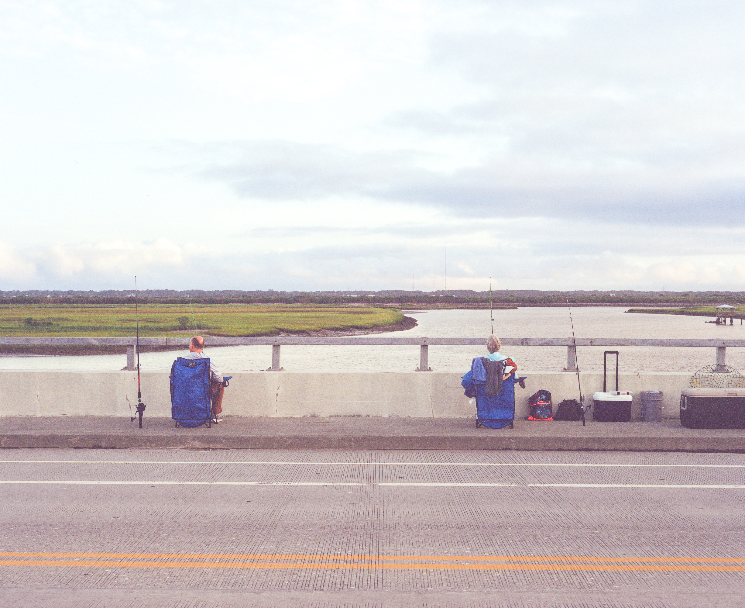 Breach Inlet - Shot on CineStill 400D with Pentax 6x7, 2024. Charleston film photography.