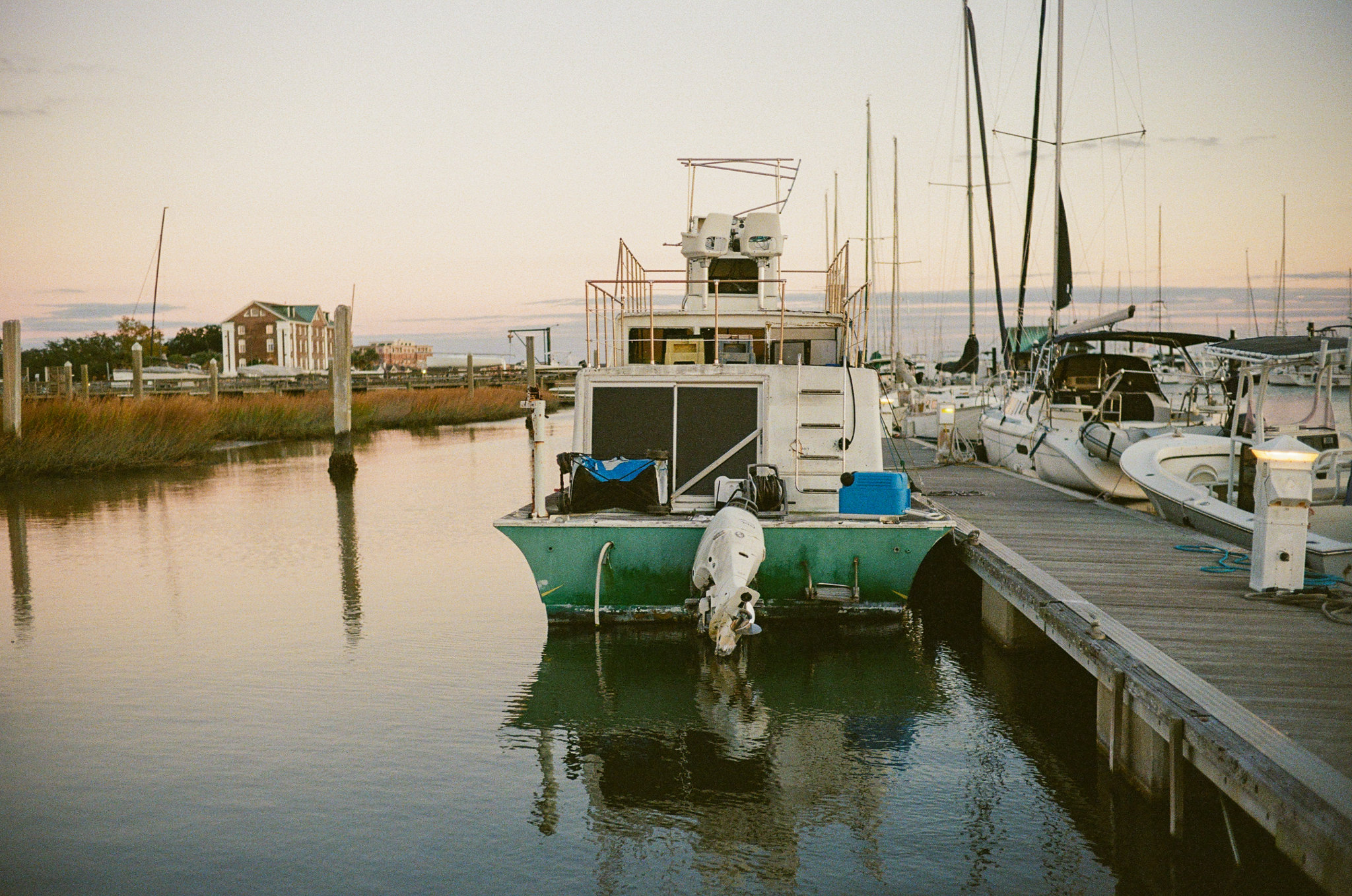 Charleston Marina - Featured Charleston film photograph