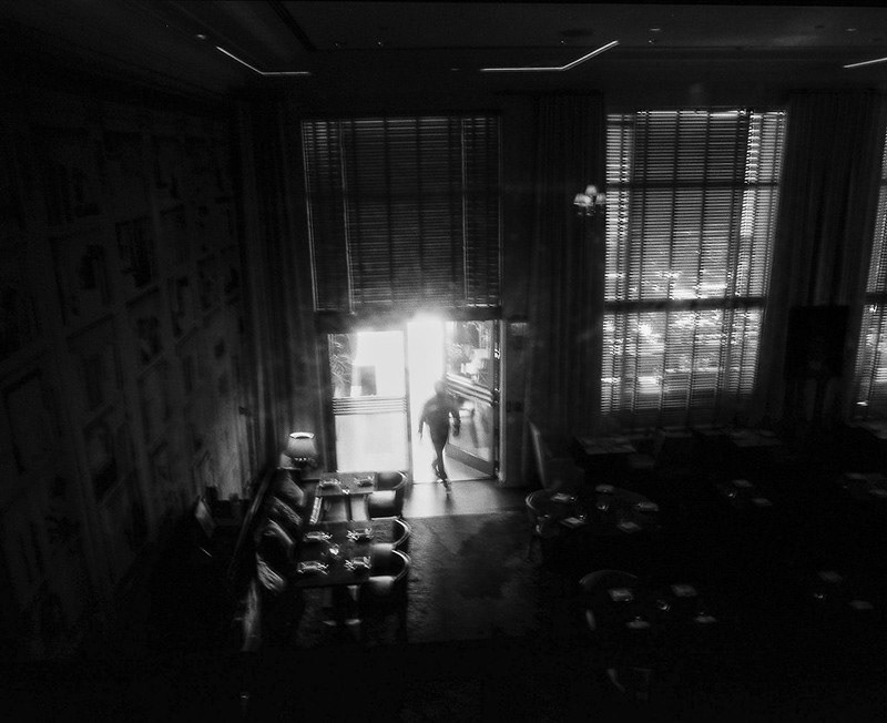 SLS Hotel in South Beach - Shot on CineStill BwXX with film camera, 2022. Charleston film photography.