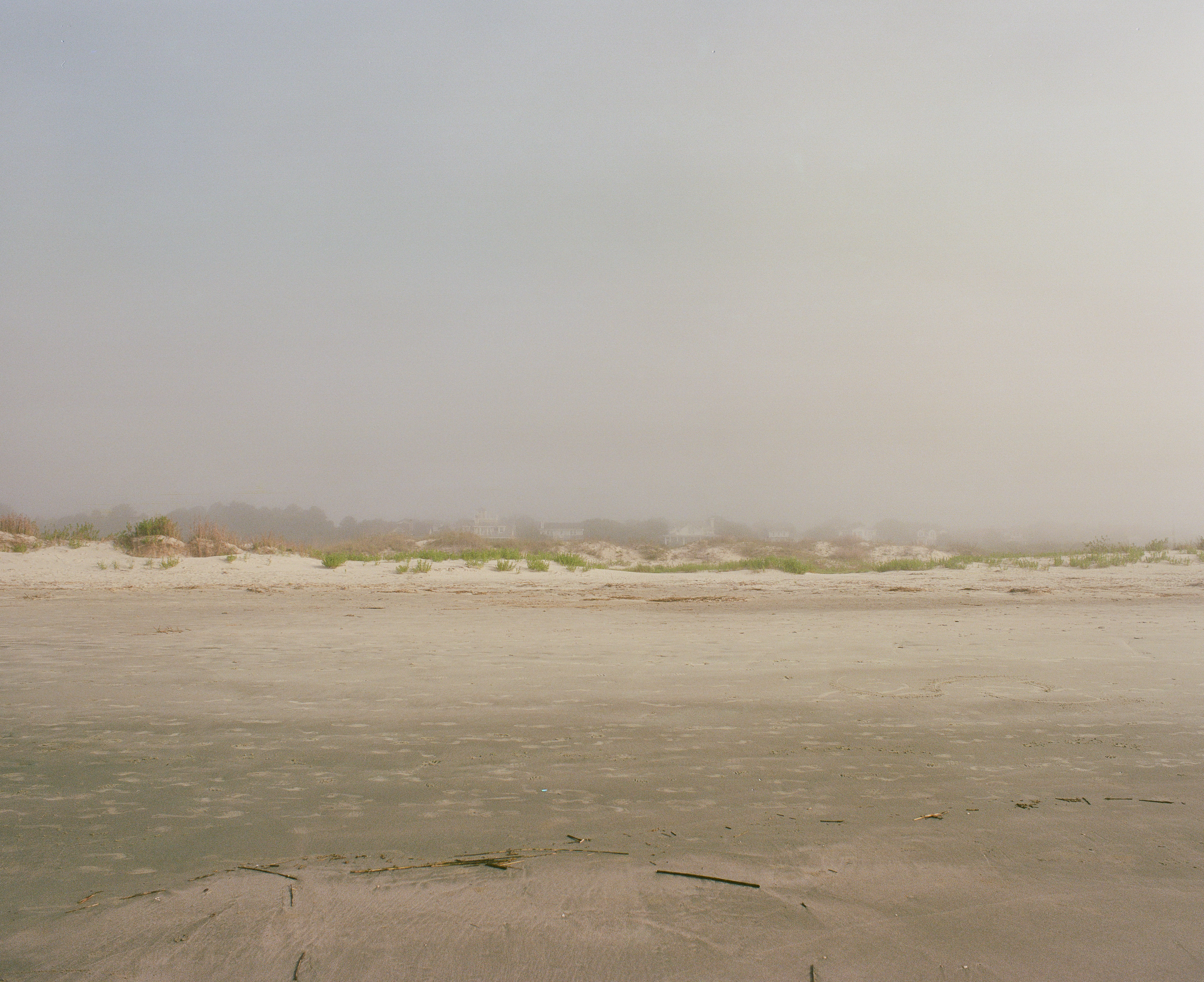 Sullivan's Island Fog - Shot on Kodak Portra 400 with Pentax 6x7, 2025. Charleston film photography.