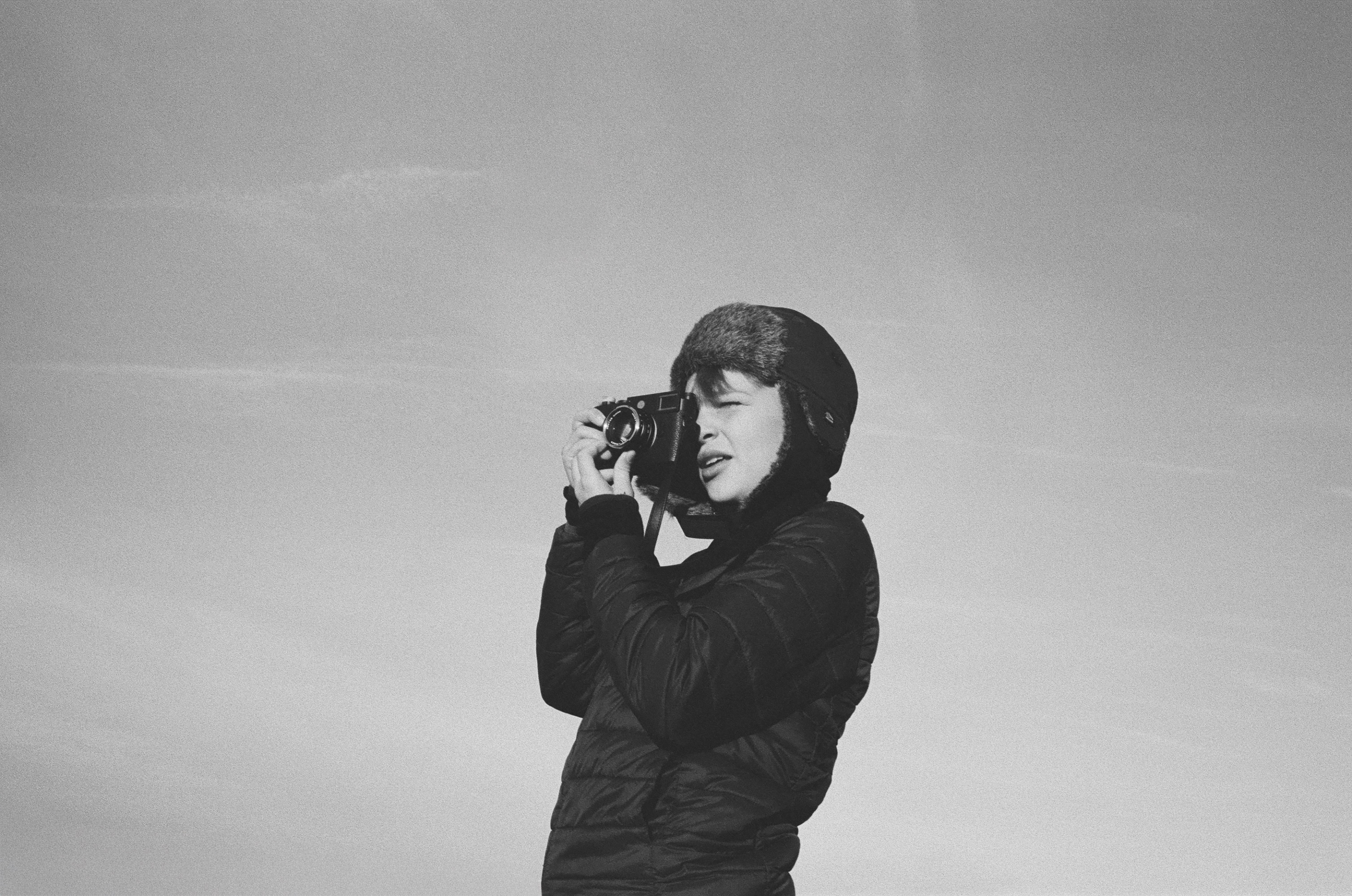 Young Photographer - Shot on Kodak T-Max 400 with Leica MP, 2025. Charleston film photography.